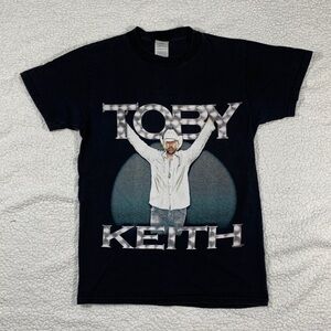 Toby Keith 2008 Double Sided Tee Concert T-shirt Biggest and Baddest Tour Small